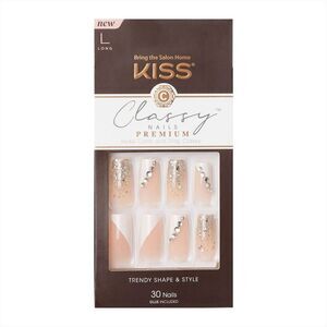 Kiss My‎ Face Premium Class Nails Gorgeous 30pcs 4 in 1 each comes with 4